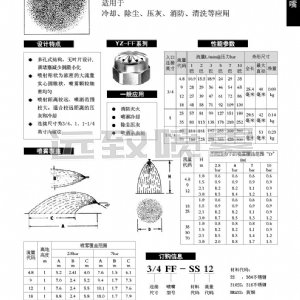多孔型實(shí)心錐形噴嘴--FF系列